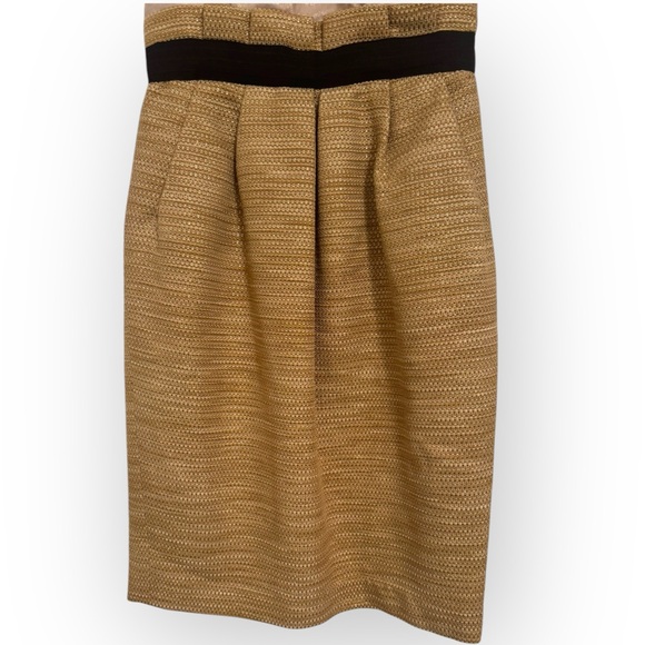 DOLCE & GABBANA Vintage Gold Metallic Dress, Size 44 IT (8 US) - Picture 9 of 16